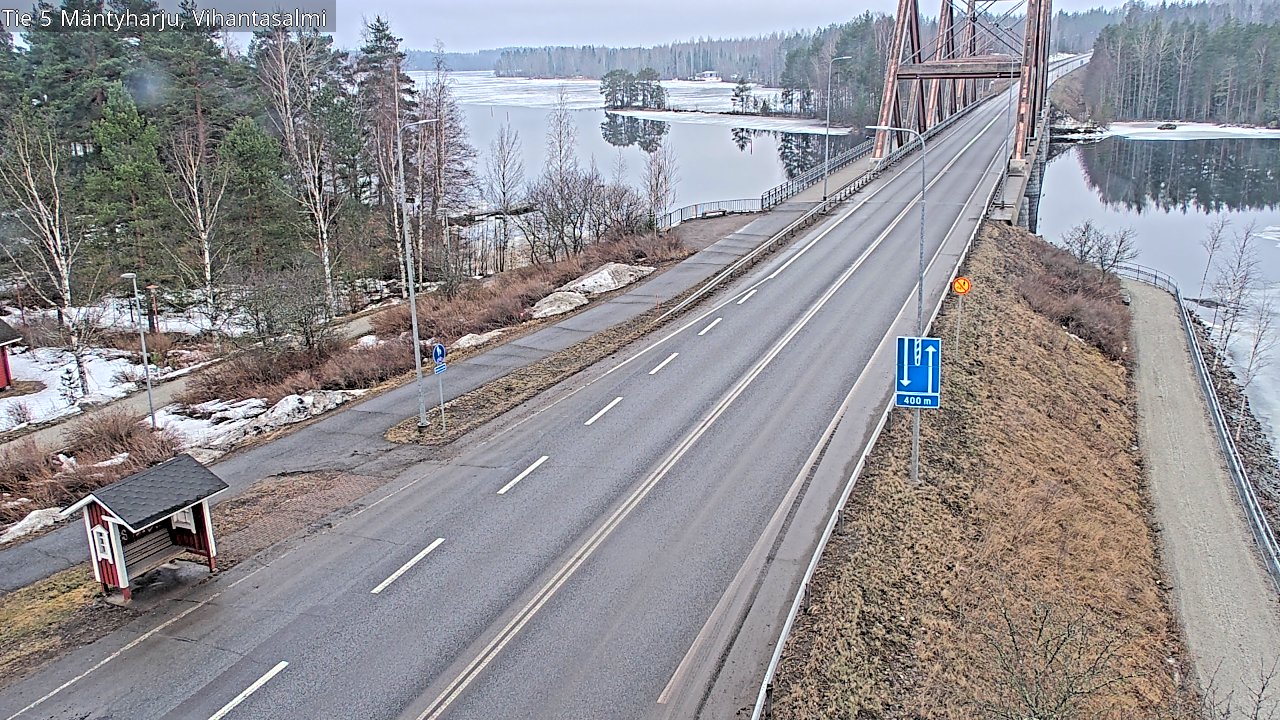 Weather Camera Image Road 5 Mäntyharju, Vihantasalm, Mäntyharju, Etelä-Savo