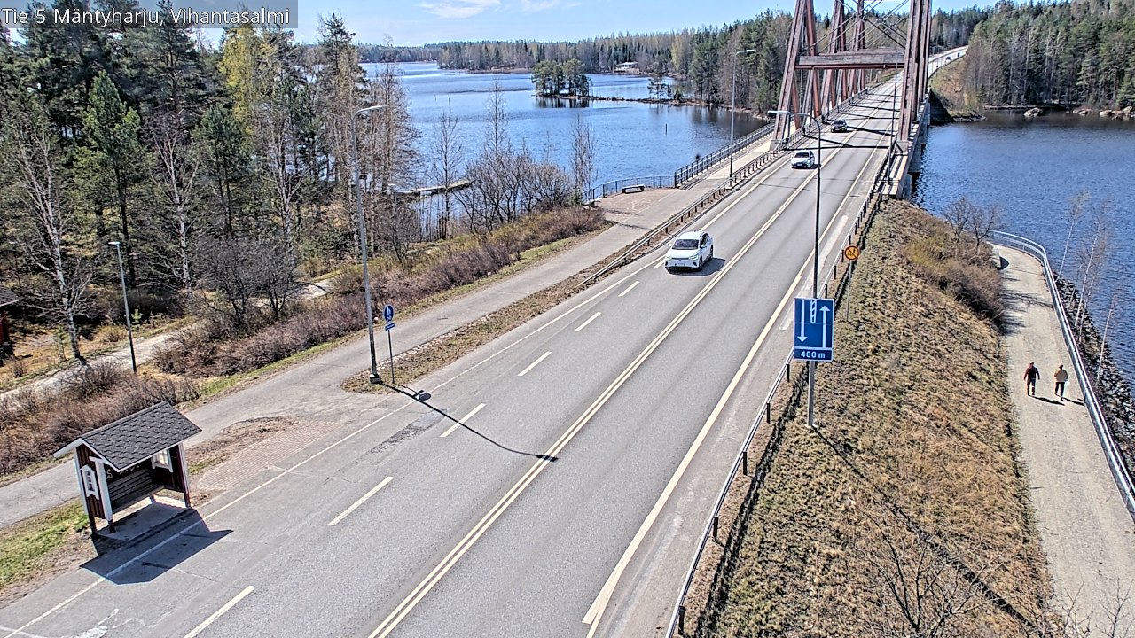 Weather Camera Image Road 5 Mäntyharju, Vihantasalm, Mäntyharju, Etelä-Savo
