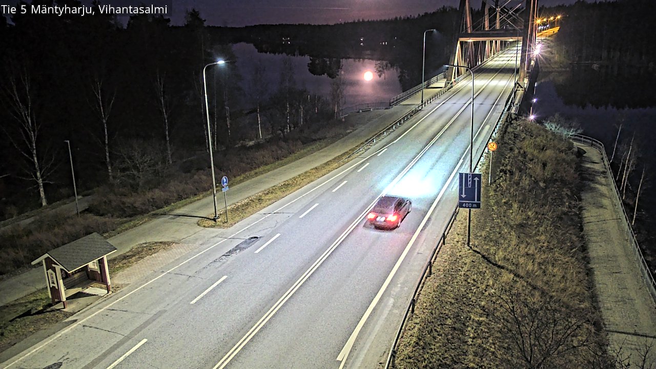 Weather Camera Image Road 5 Mäntyharju, Vihantasalm, Mäntyharju, Etelä-Savo