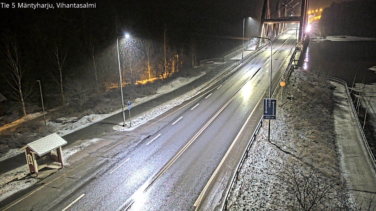 Weather Camera Image Road 5 Mäntyharju, Vihantasalm, Mäntyharju, Etelä-Savo