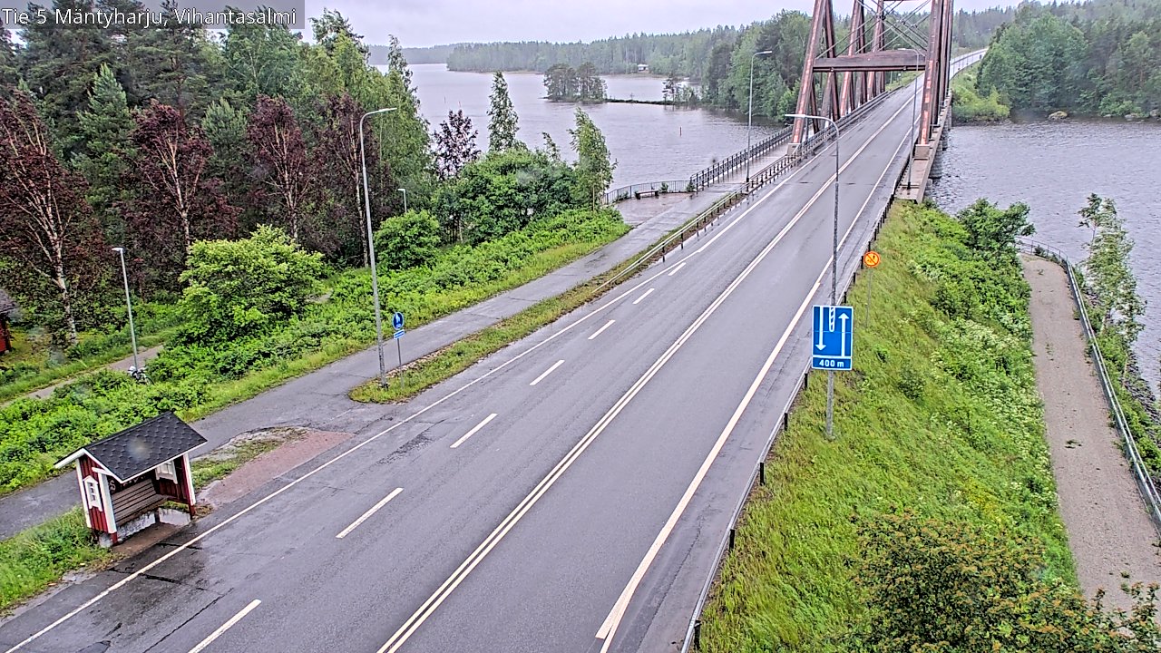 Weather Camera Image Road 5 Mäntyharju, Vihantasalm, Mäntyharju, Etelä-Savo