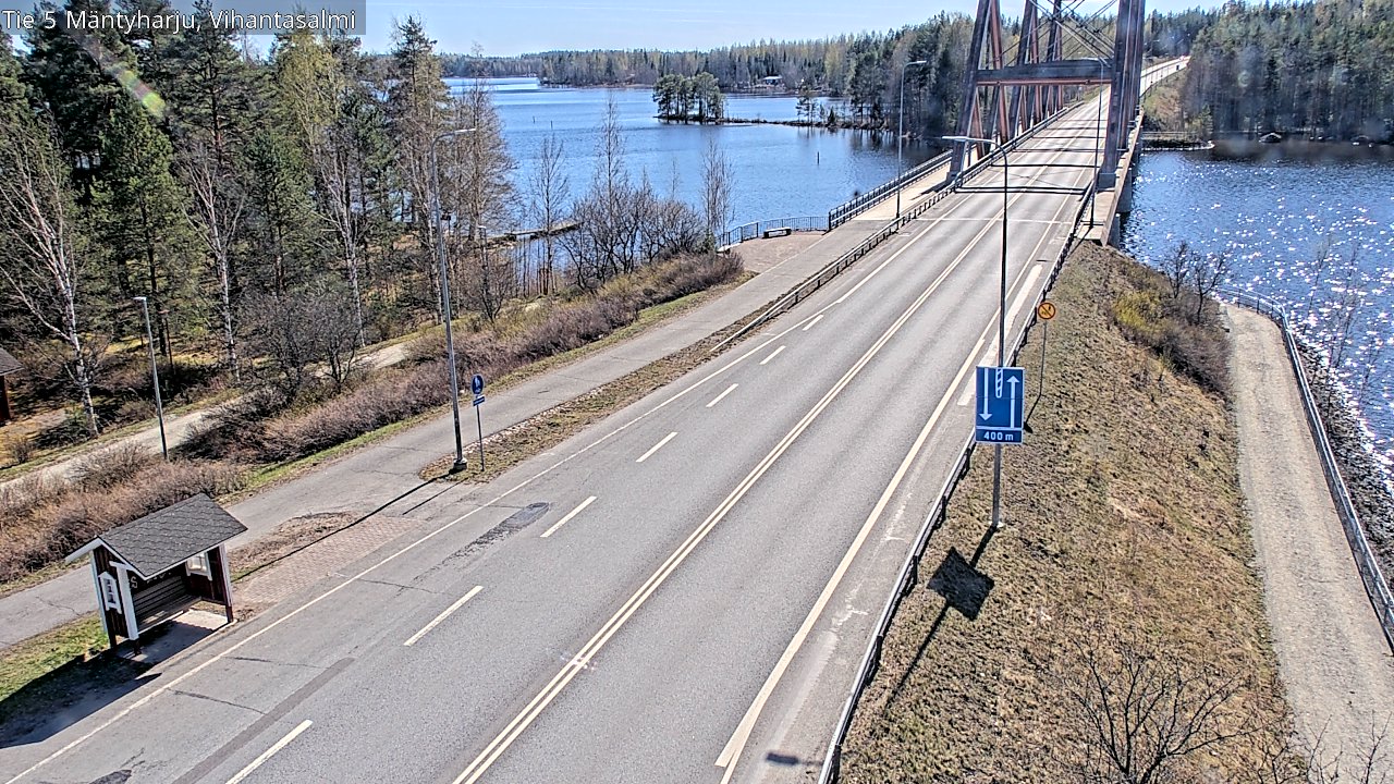Weather Camera Image Road 5 Mäntyharju, Vihantasalm, Mäntyharju, Etelä-Savo