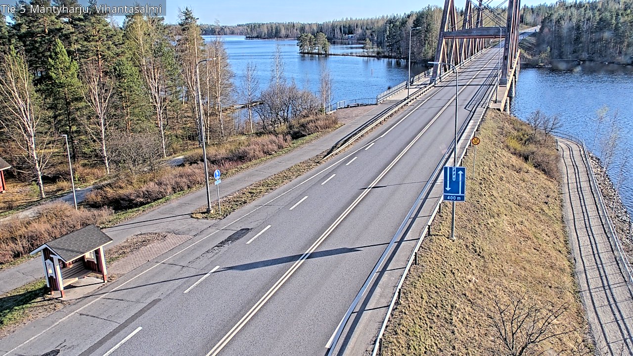Weather Camera Image Road 5 Mäntyharju, Vihantasalm, Mäntyharju, Etelä-Savo