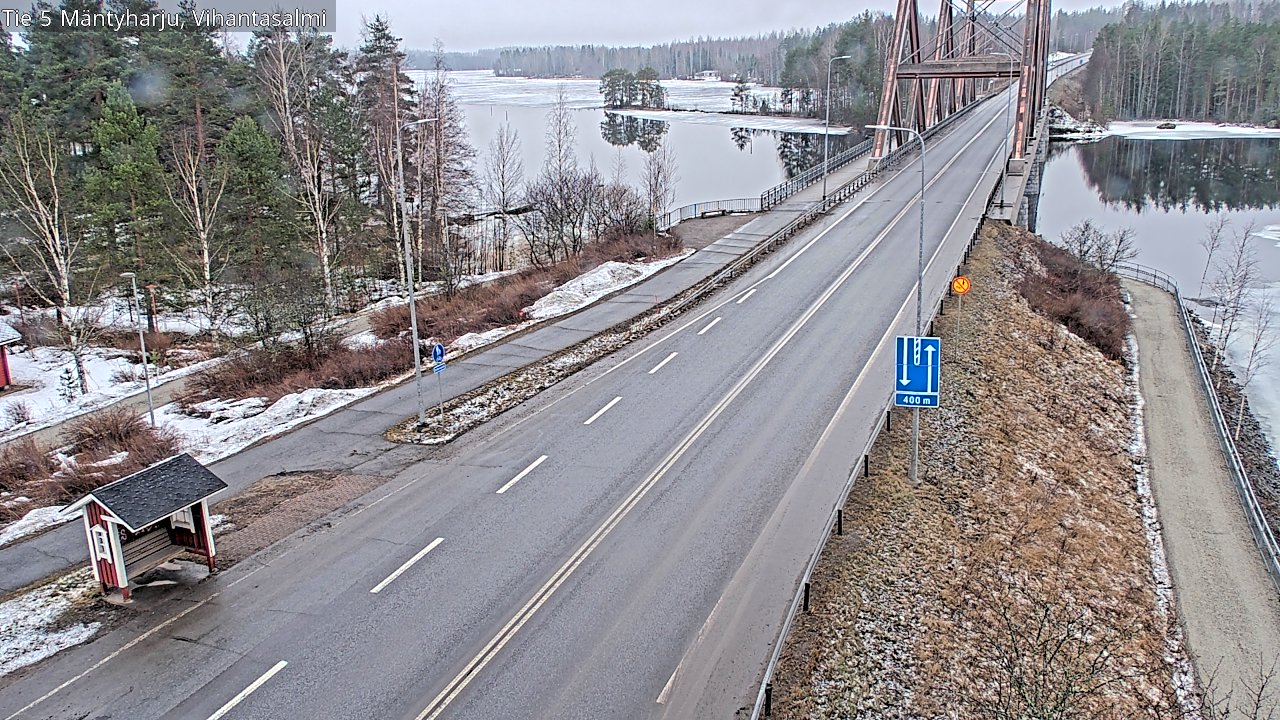 Weather Camera Image Road 5 Mäntyharju, Vihantasalm, Mäntyharju, Etelä-Savo