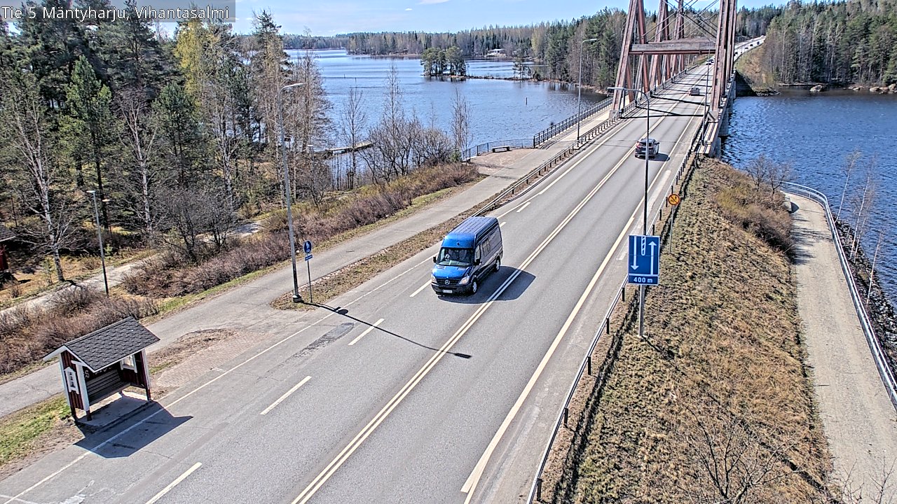Weather Camera Image Road 5 Mäntyharju, Vihantasalm, Mäntyharju, Etelä-Savo