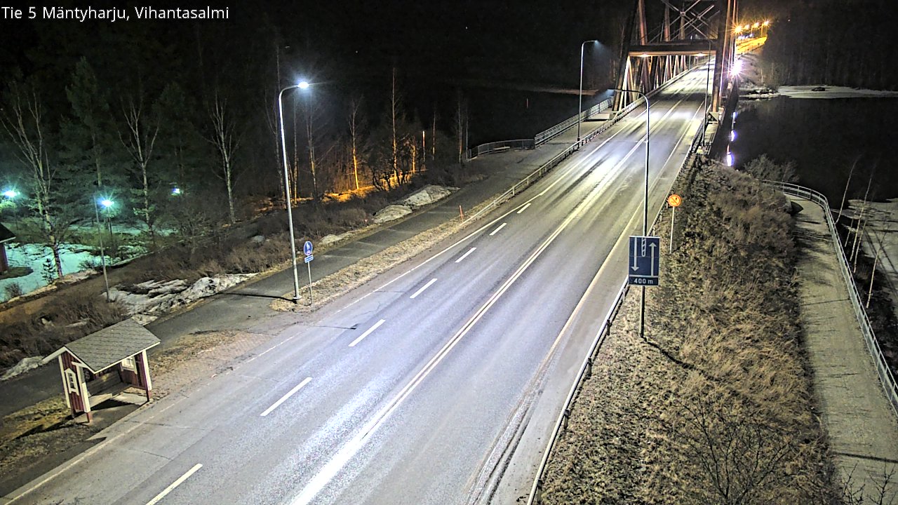 Weather Camera Image Väg 5 Mäntyharju, Vihantasal, Mäntyharju, Etelä-Savo