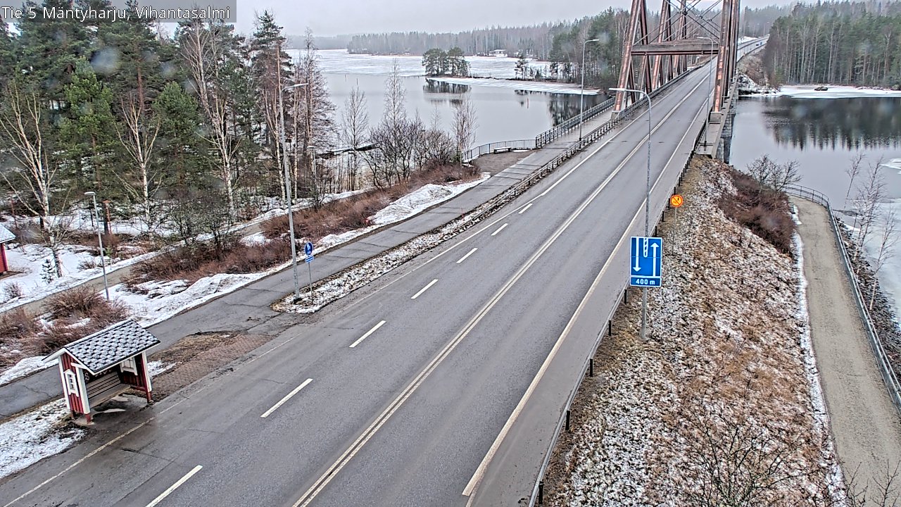 Weather Camera Image Road 5 Mäntyharju, Vihantasalm, Mäntyharju, Etelä-Savo