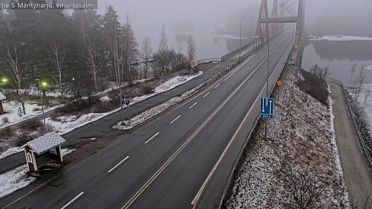 Weather Camera Image Road 5 Mäntyharju, Vihantasalm, Mäntyharju, Etelä-Savo