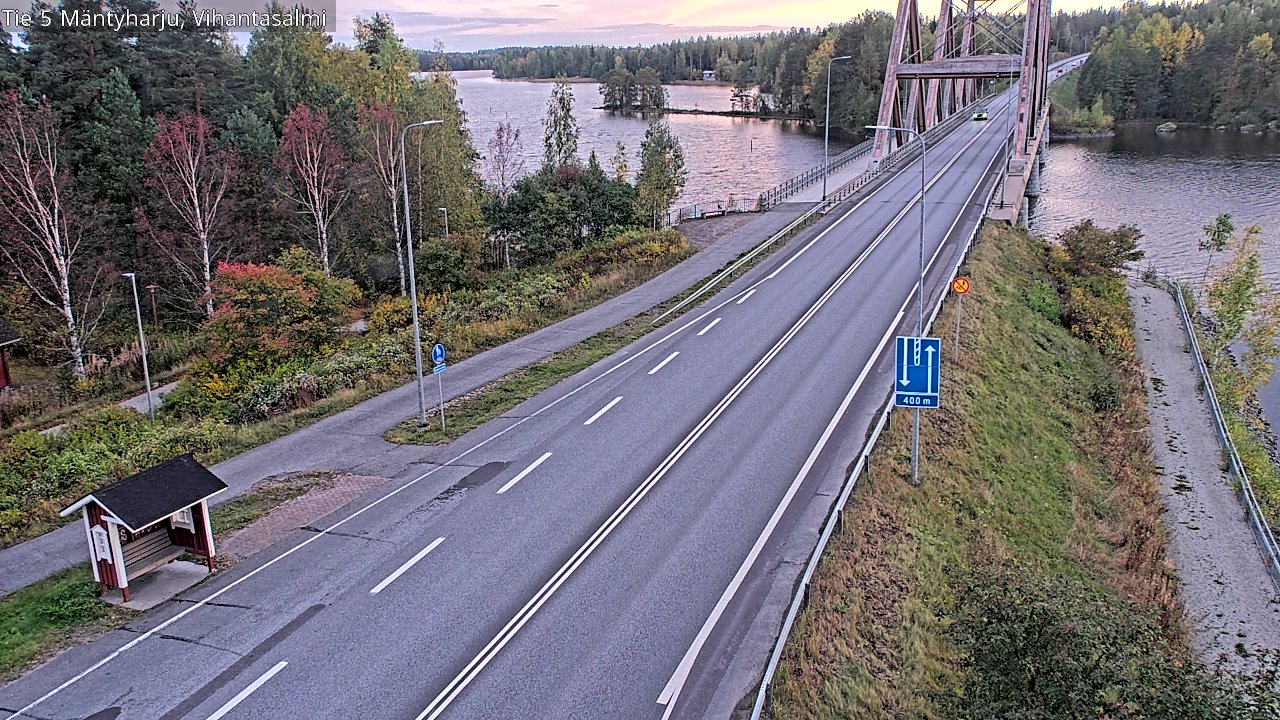 Weather Camera Image Road 5 Mäntyharju, Vihantasalm, Mäntyharju, Etelä-Savo