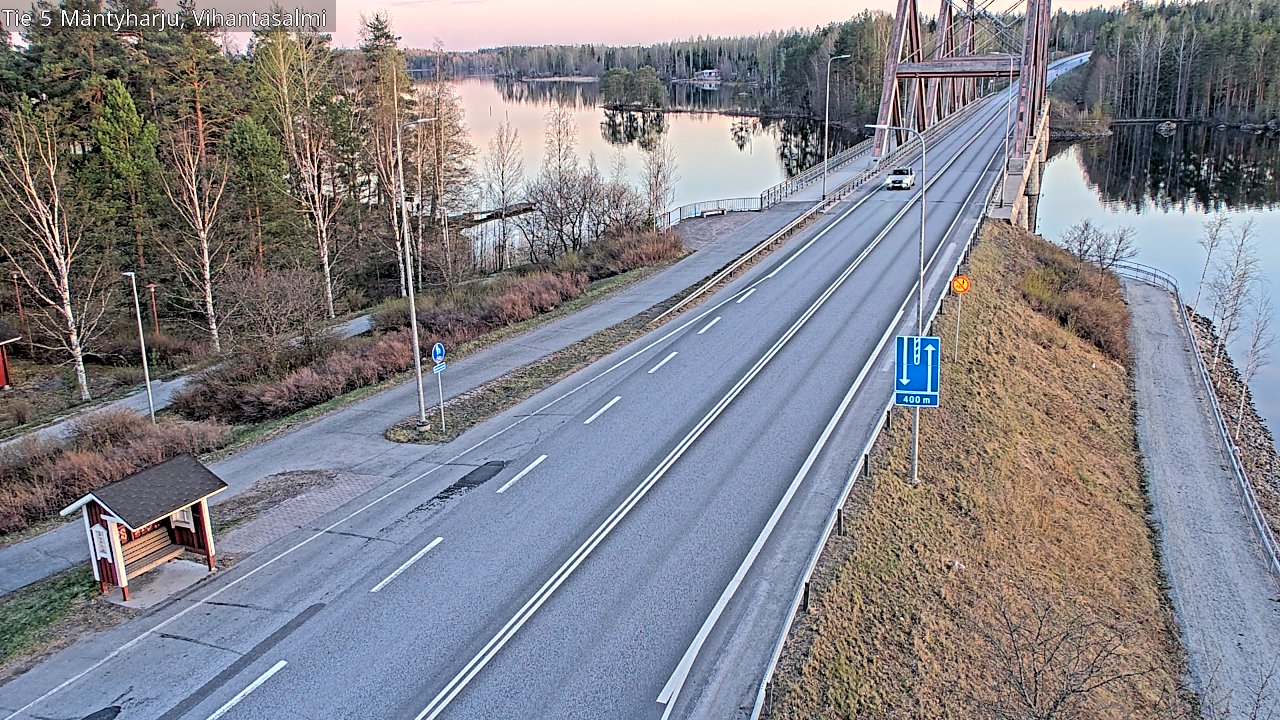 Weather Camera Image Road 5 Mäntyharju, Vihantasalm, Mäntyharju, Etelä-Savo