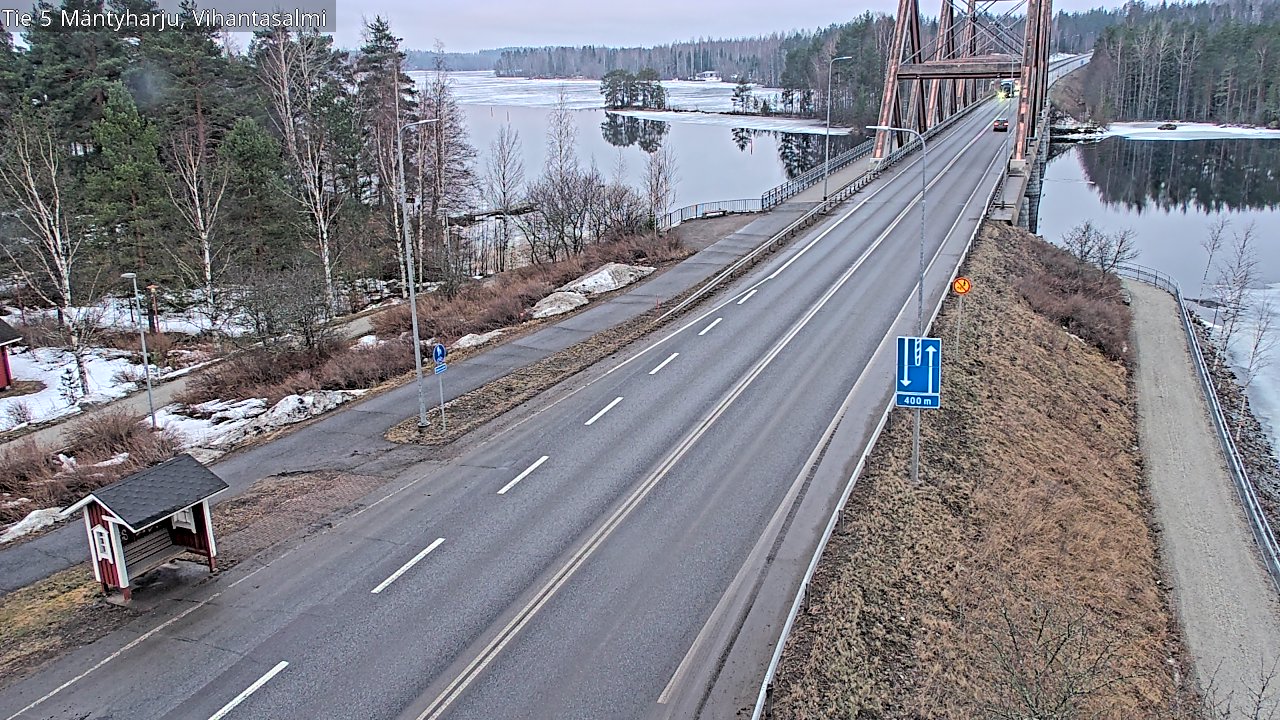 Weather Camera Image Road 5 Mäntyharju, Vihantasalm, Mäntyharju, Etelä-Savo