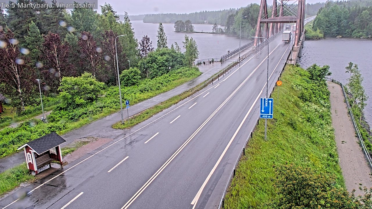 Weather Camera Image Road 5 Mäntyharju, Vihantasalm, Mäntyharju, Etelä-Savo