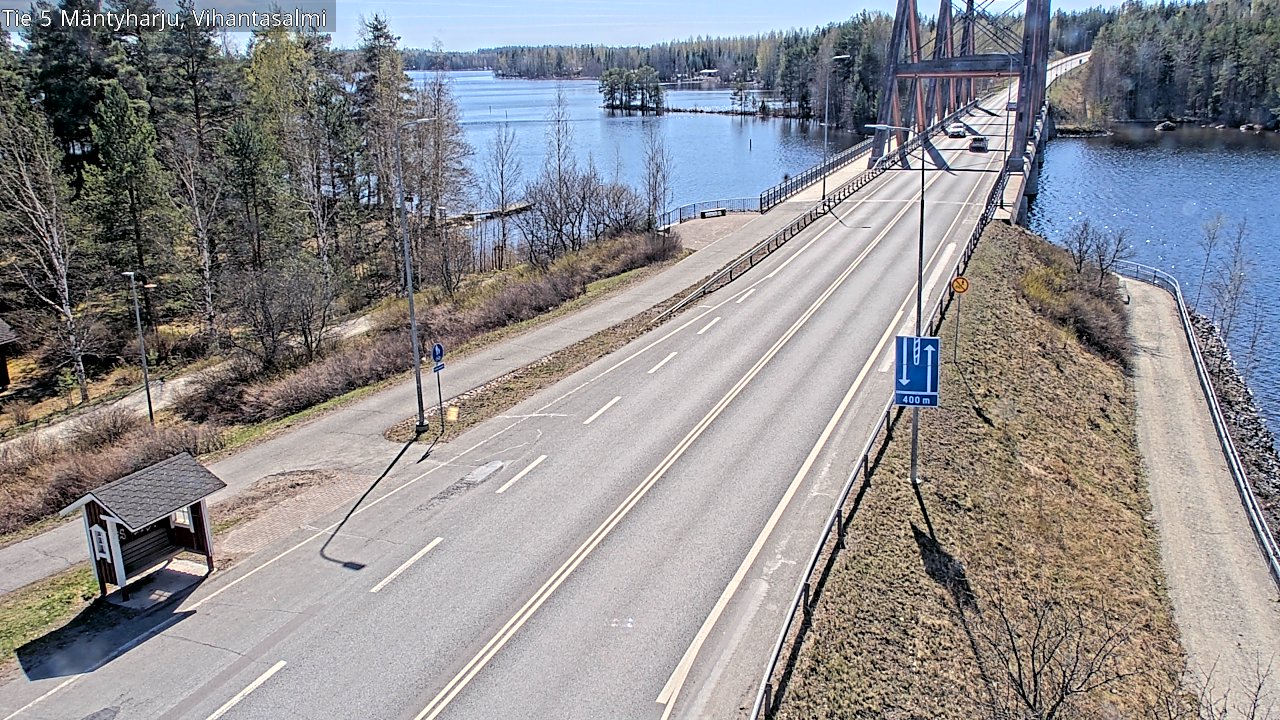 Weather Camera Image Road 5 Mäntyharju, Vihantasalm, Mäntyharju, Etelä-Savo
