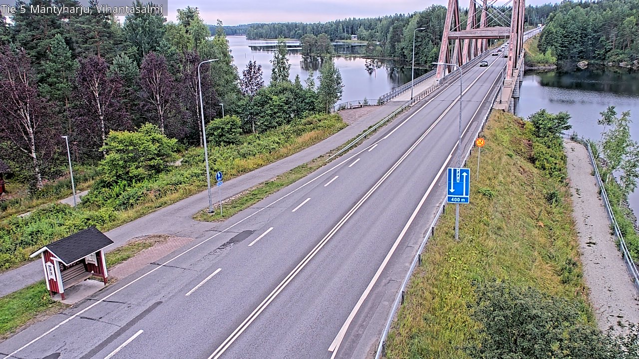 Weather Camera Image Road 5 Mäntyharju, Vihantasalm, Mäntyharju, Etelä-Savo