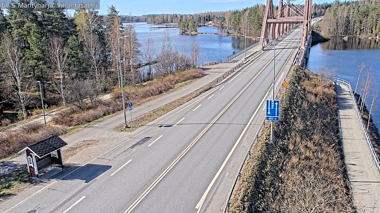 Weather Camera Image Road 5 Mäntyharju, Vihantasalm, Mäntyharju, Etelä-Savo