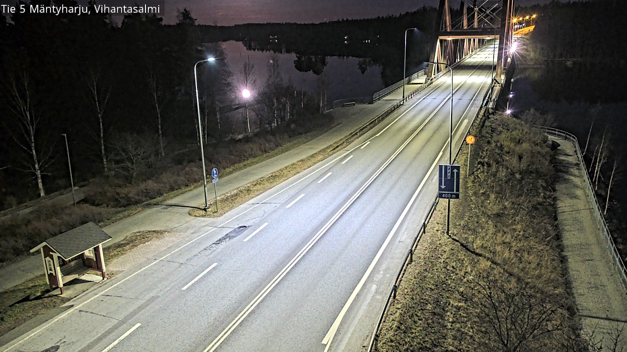 Weather Camera Image Road 5 Mäntyharju, Vihantasalm, Mäntyharju, Etelä-Savo