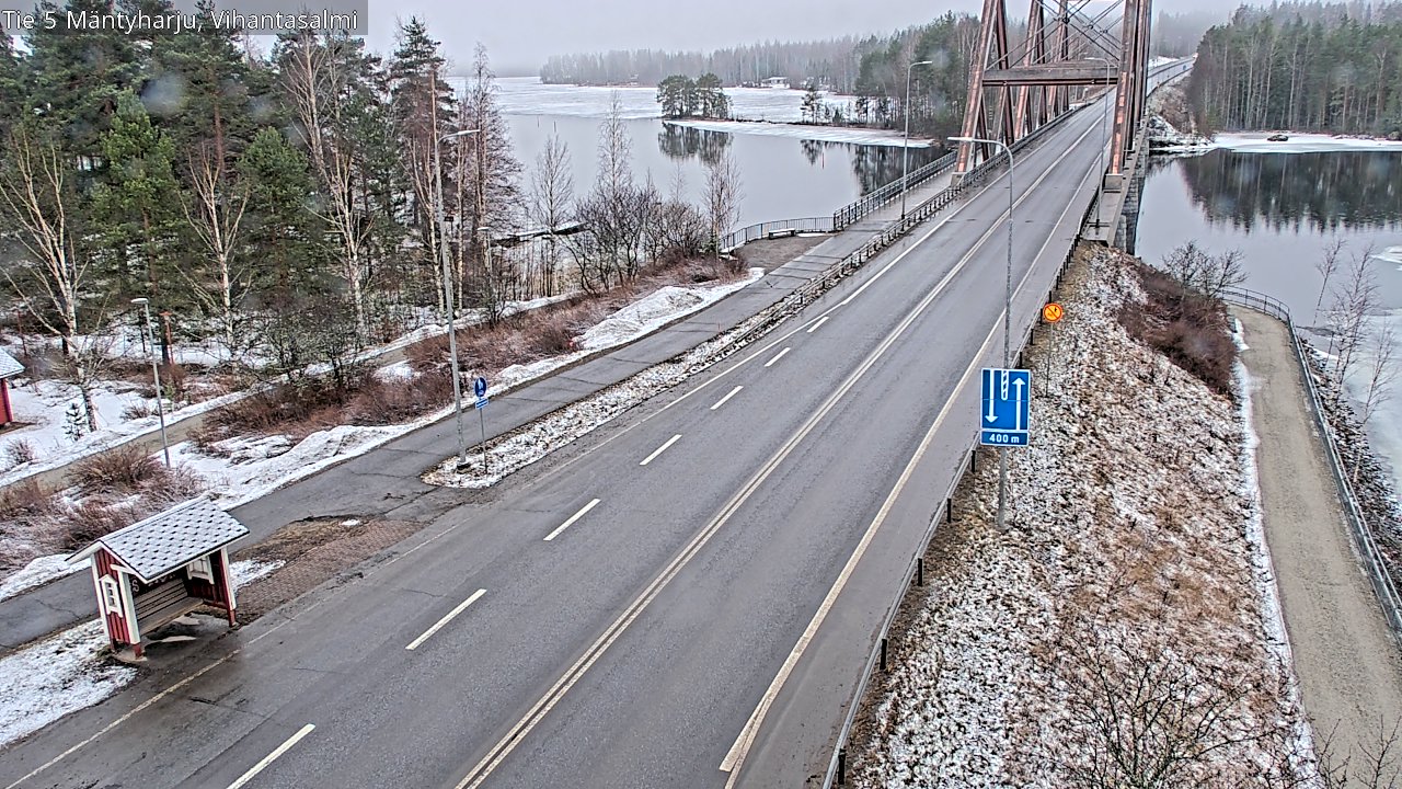 Weather Camera Image Road 5 Mäntyharju, Vihantasalm, Mäntyharju, Etelä-Savo