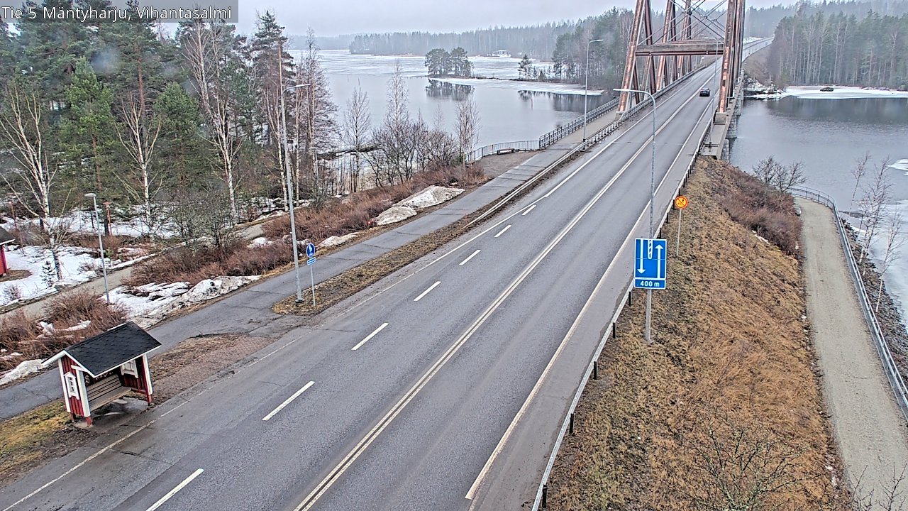 Weather Camera Image Road 5 Mäntyharju, Vihantasalm, Mäntyharju, Etelä-Savo