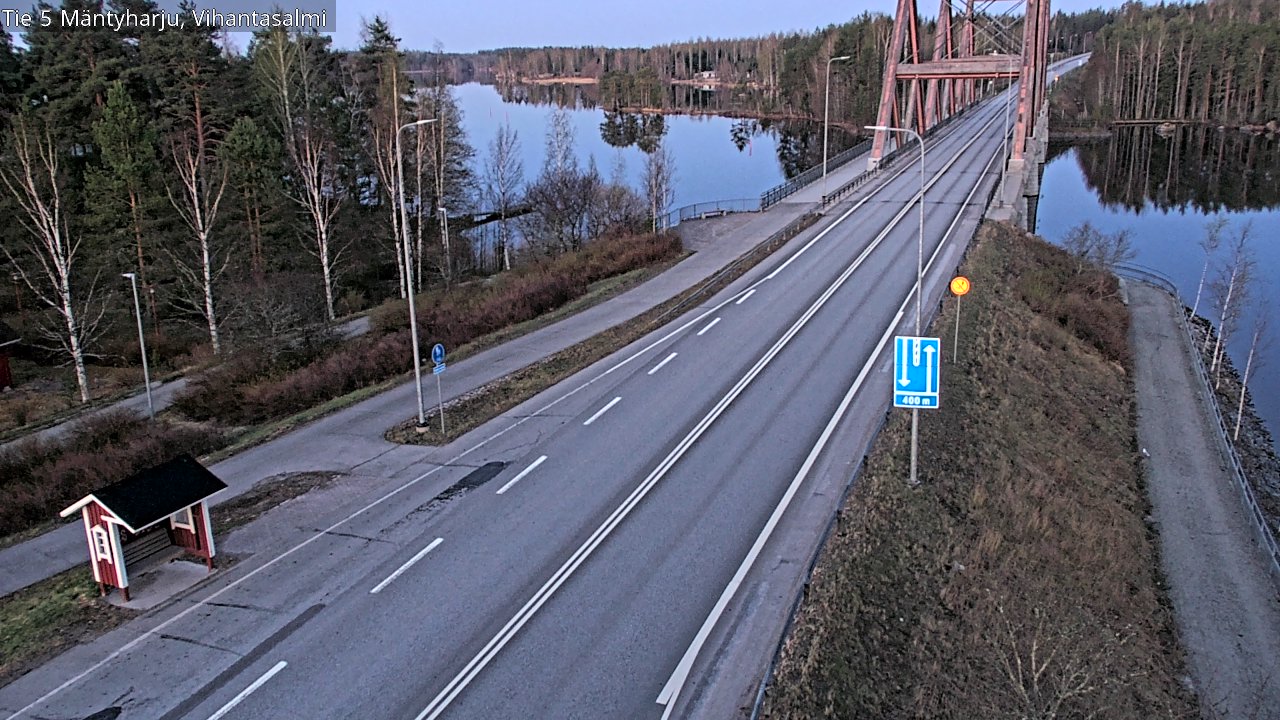 Weather Camera Image Road 5 Mäntyharju, Vihantasalm, Mäntyharju, Etelä-Savo