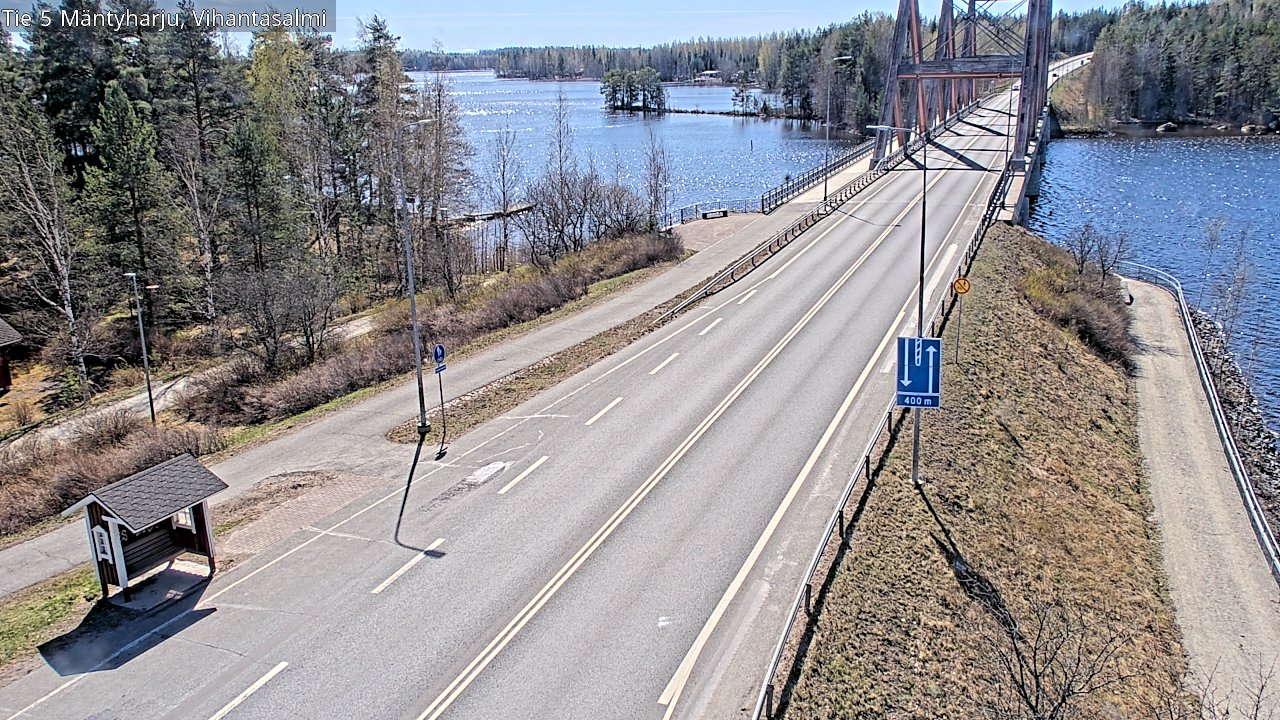 Weather Camera Image Road 5 Mäntyharju, Vihantasalm, Mäntyharju, Etelä-Savo