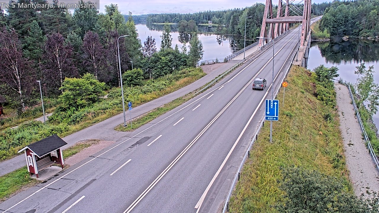 Weather Camera Image Road 5 Mäntyharju, Vihantasalm, Mäntyharju, Etelä-Savo