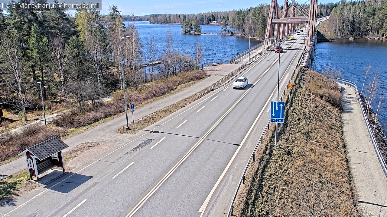 Weather Camera Image Road 5 Mäntyharju, Vihantasalm, Mäntyharju, Etelä-Savo