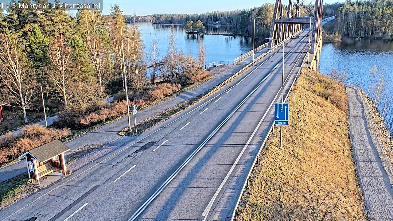 Weather Camera Image Road 5 Mäntyharju, Vihantasalm, Mäntyharju, Etelä-Savo