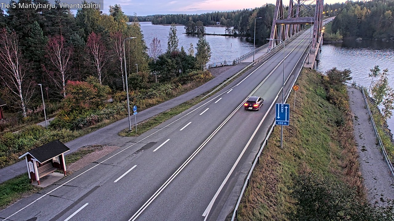 Weather Camera Image Road 5 Mäntyharju, Vihantasalm, Mäntyharju, Etelä-Savo