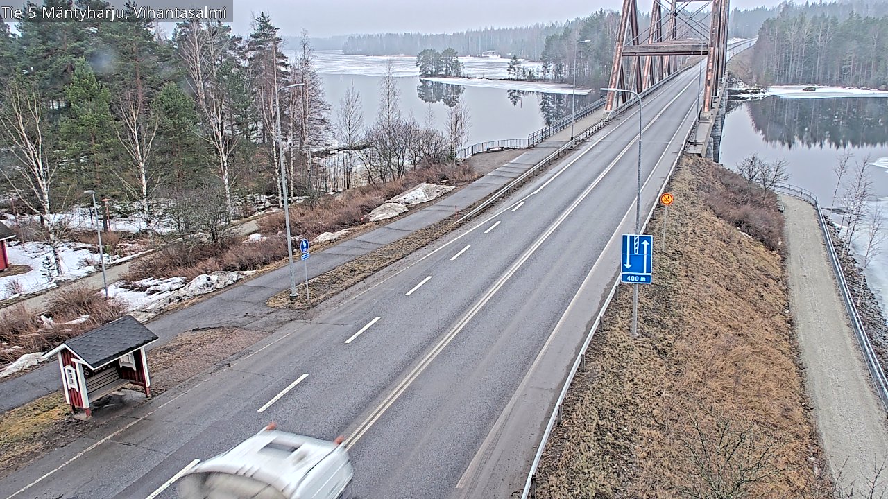 Weather Camera Image Road 5 Mäntyharju, Vihantasalm, Mäntyharju, Etelä-Savo