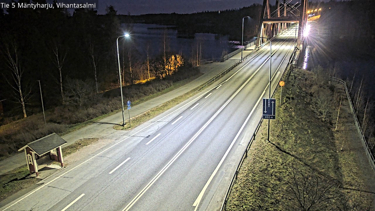 Weather Camera Image Road 5 Mäntyharju, Vihantasalm, Mäntyharju, Etelä-Savo