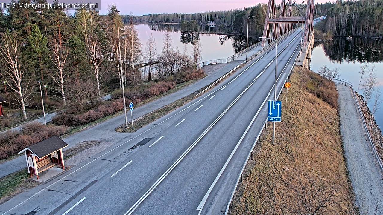 Weather Camera Image Road 5 Mäntyharju, Vihantasalm, Mäntyharju, Etelä-Savo