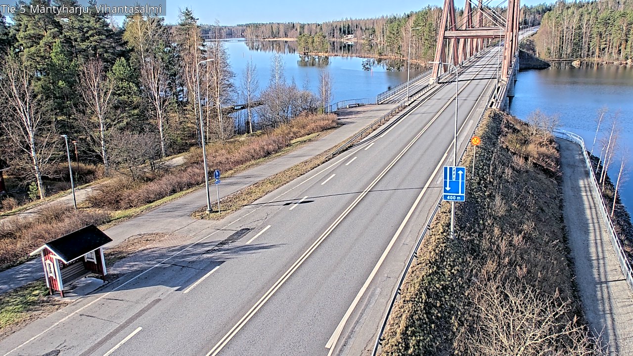 Weather Camera Image Road 5 Mäntyharju, Vihantasalm, Mäntyharju, Etelä-Savo