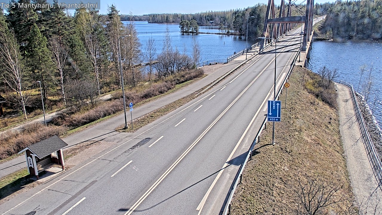 Weather Camera Image Road 5 Mäntyharju, Vihantasalm, Mäntyharju, Etelä-Savo