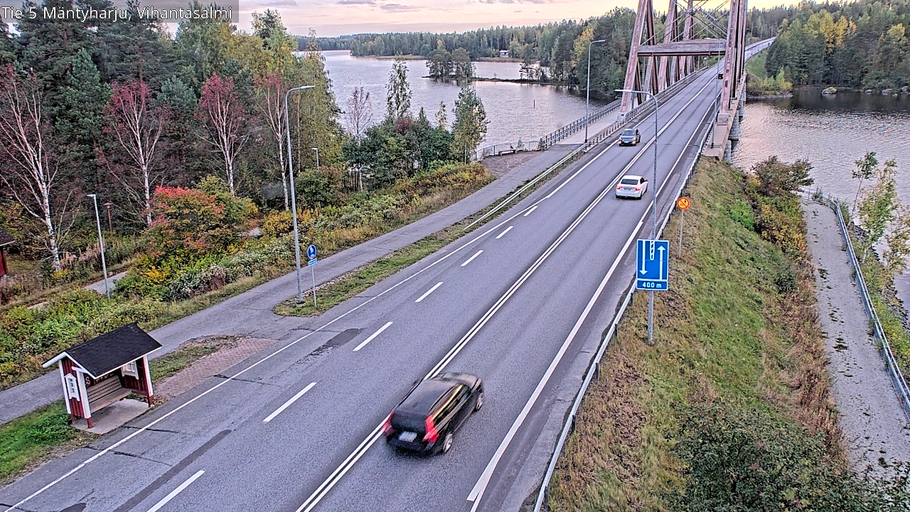 Weather Camera Image Road 5 Mäntyharju, Vihantasalm, Mäntyharju, Etelä-Savo
