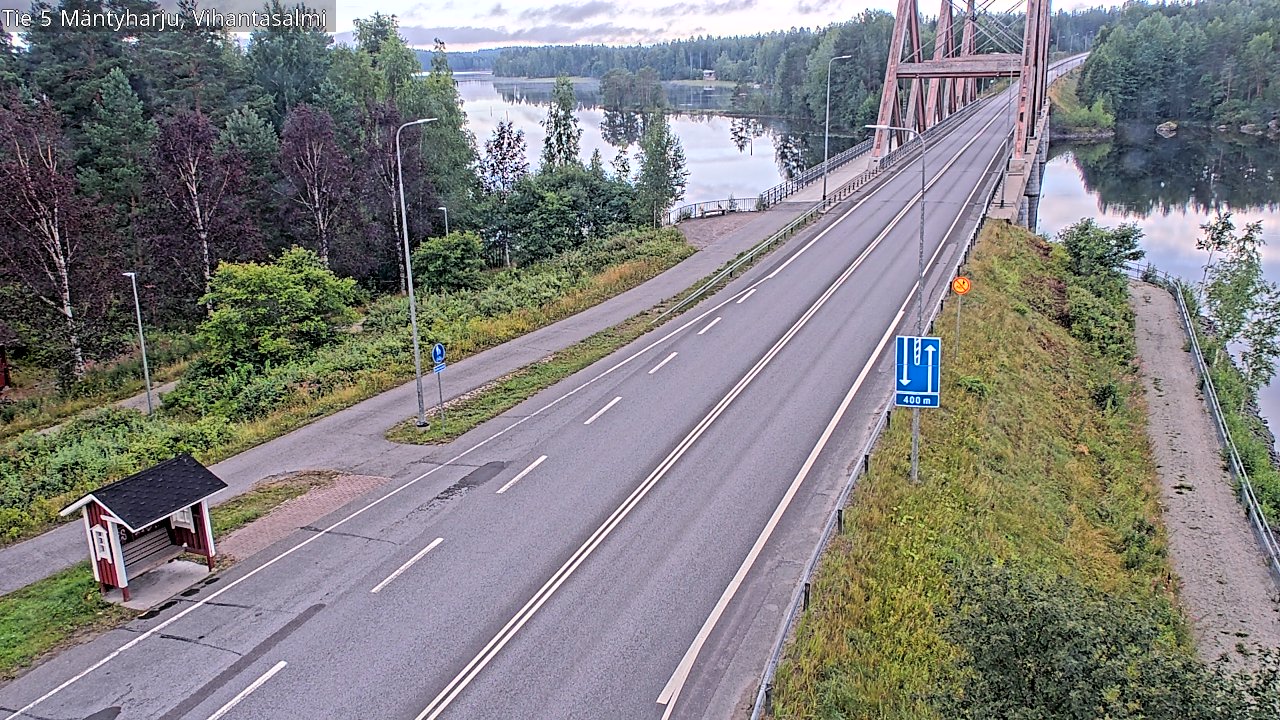 Weather Camera Image Road 5 Mäntyharju, Vihantasalm, Mäntyharju, Etelä-Savo