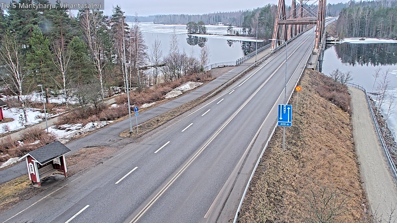 Weather Camera Image Road 5 Mäntyharju, Vihantasalm, Mäntyharju, Etelä-Savo