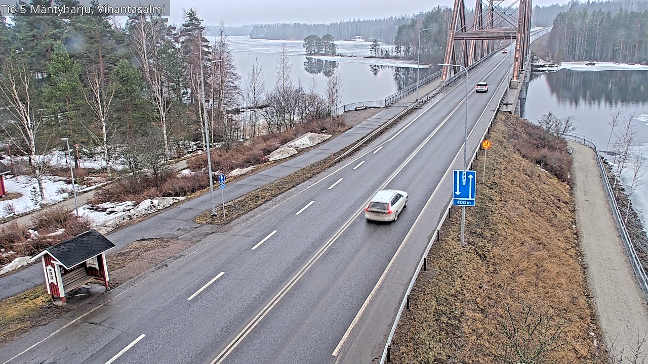 Weather Camera Image Road 5 Mäntyharju, Vihantasalm, Mäntyharju, Etelä-Savo