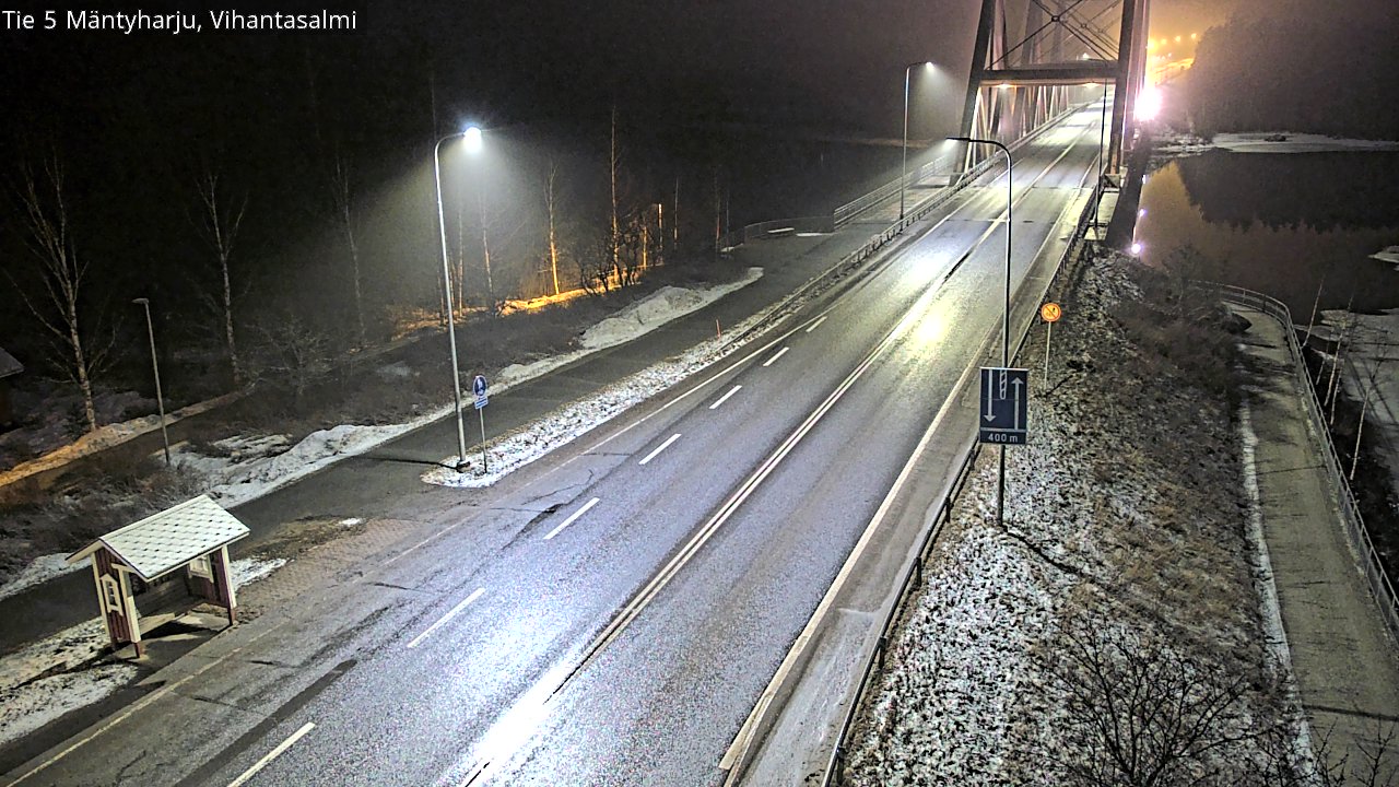 Weather Camera Image Road 5 Mäntyharju, Vihantasalm, Mäntyharju, Etelä-Savo