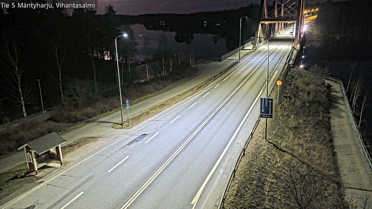 Weather Camera Image Road 5 Mäntyharju, Vihantasalm, Mäntyharju, Etelä-Savo