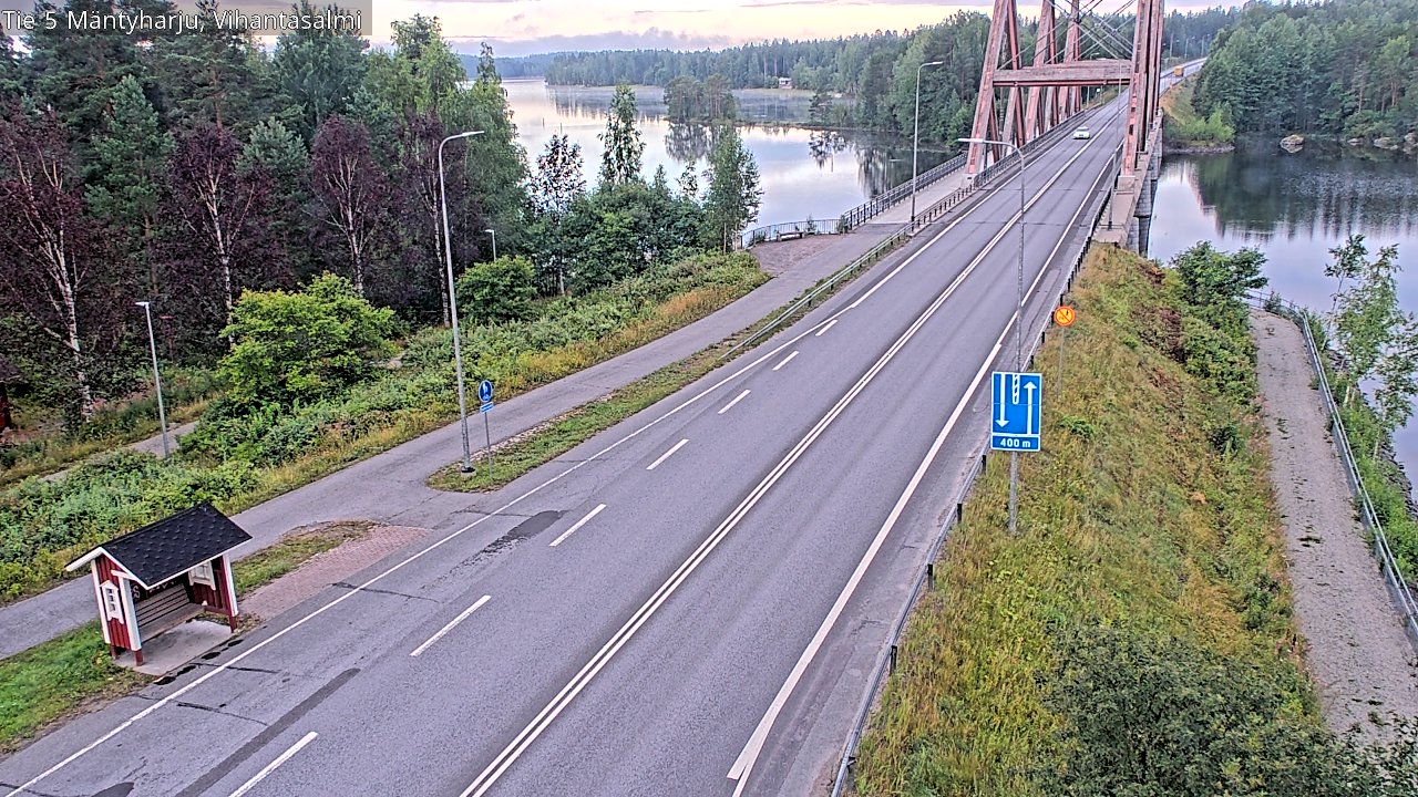 Weather Camera Image Road 5 Mäntyharju, Vihantasalm, Mäntyharju, Etelä-Savo
