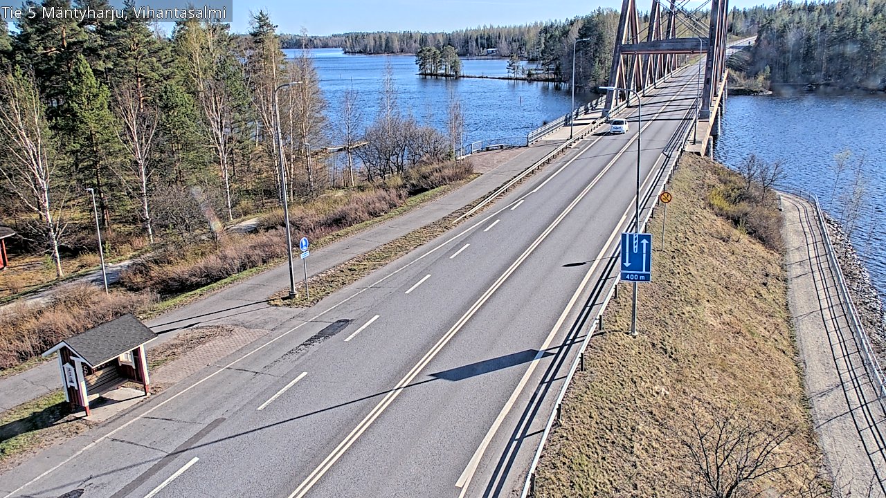 Weather Camera Image Road 5 Mäntyharju, Vihantasalm, Mäntyharju, Etelä-Savo