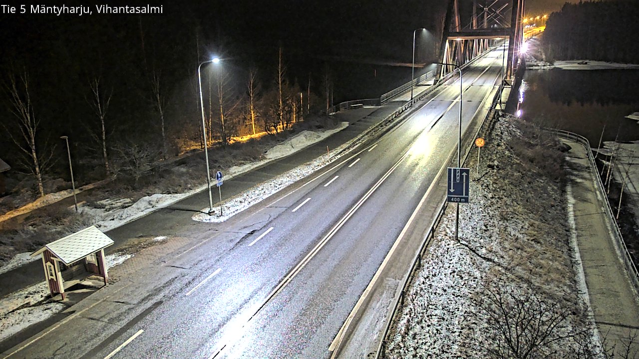 Weather Camera Image Road 5 Mäntyharju, Vihantasalm, Mäntyharju, Etelä-Savo