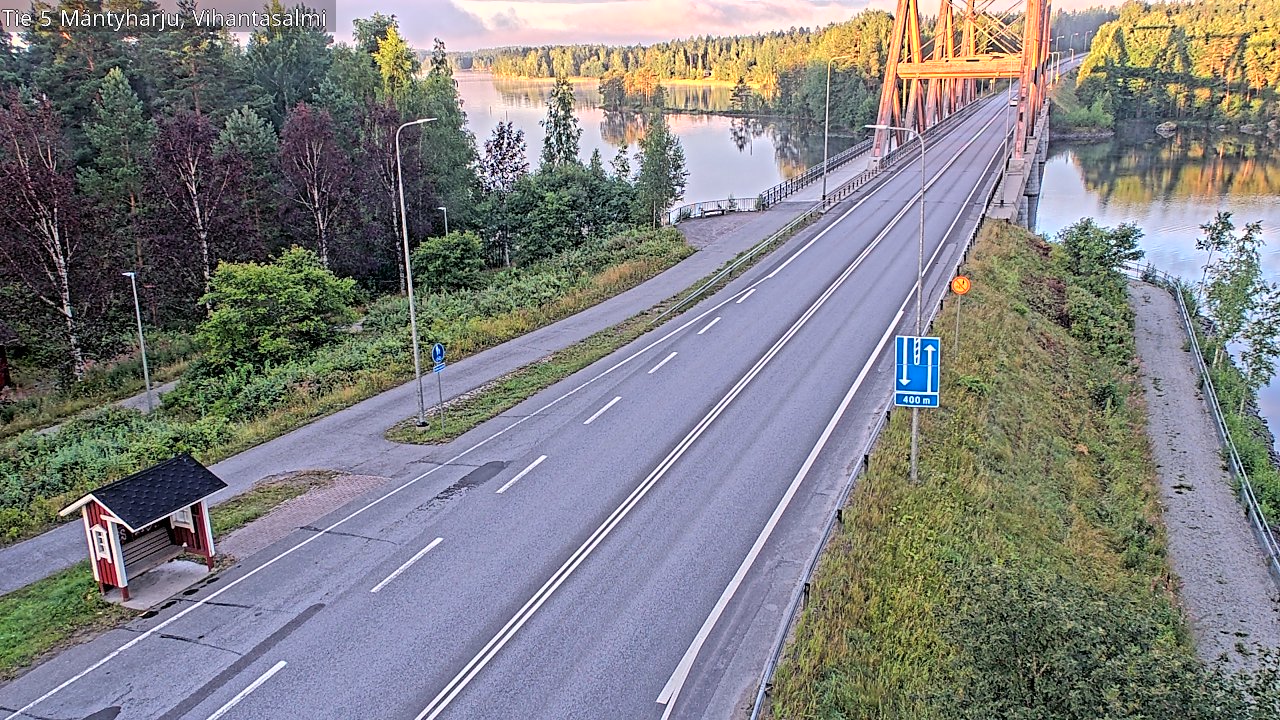 Weather Camera Image Road 5 Mäntyharju, Vihantasalm, Mäntyharju, Etelä-Savo