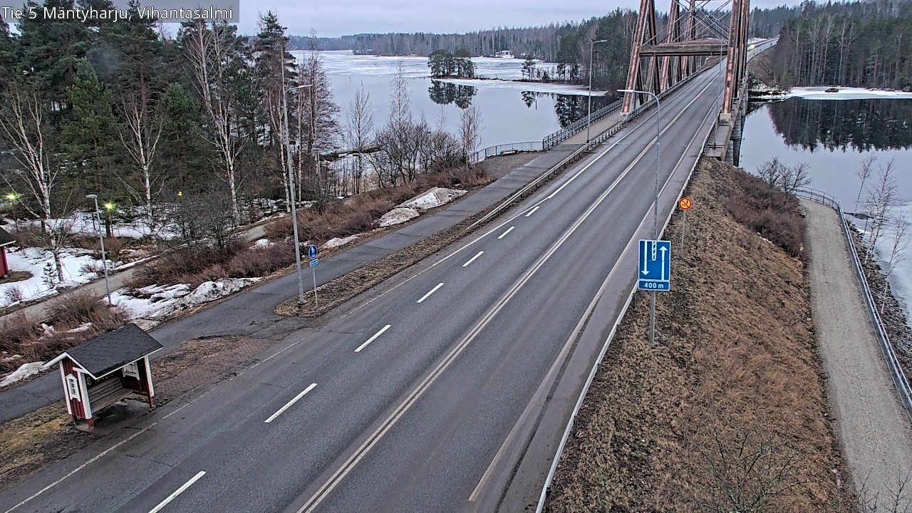 Weather Camera Image Road 5 Mäntyharju, Vihantasalm, Mäntyharju, Etelä-Savo