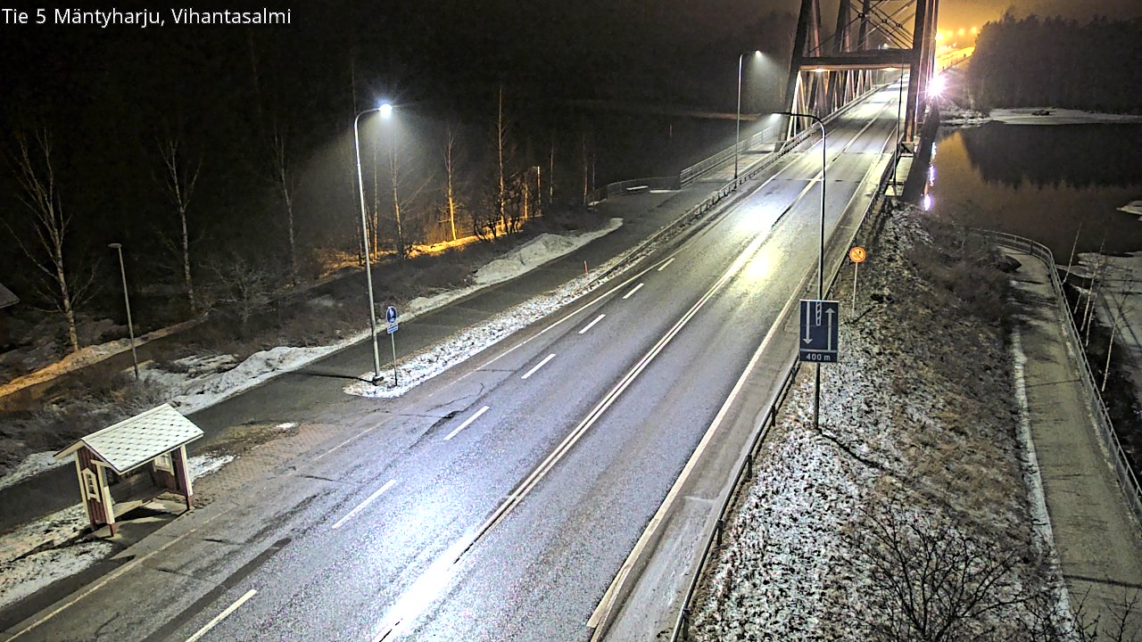 Weather Camera Image Road 5 Mäntyharju, Vihantasalm, Mäntyharju, Etelä-Savo