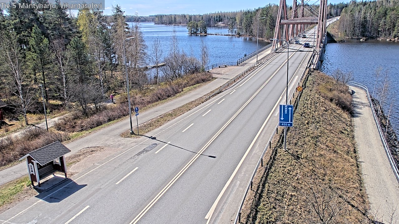 Weather Camera Image Road 5 Mäntyharju, Vihantasalm, Mäntyharju, Etelä-Savo
