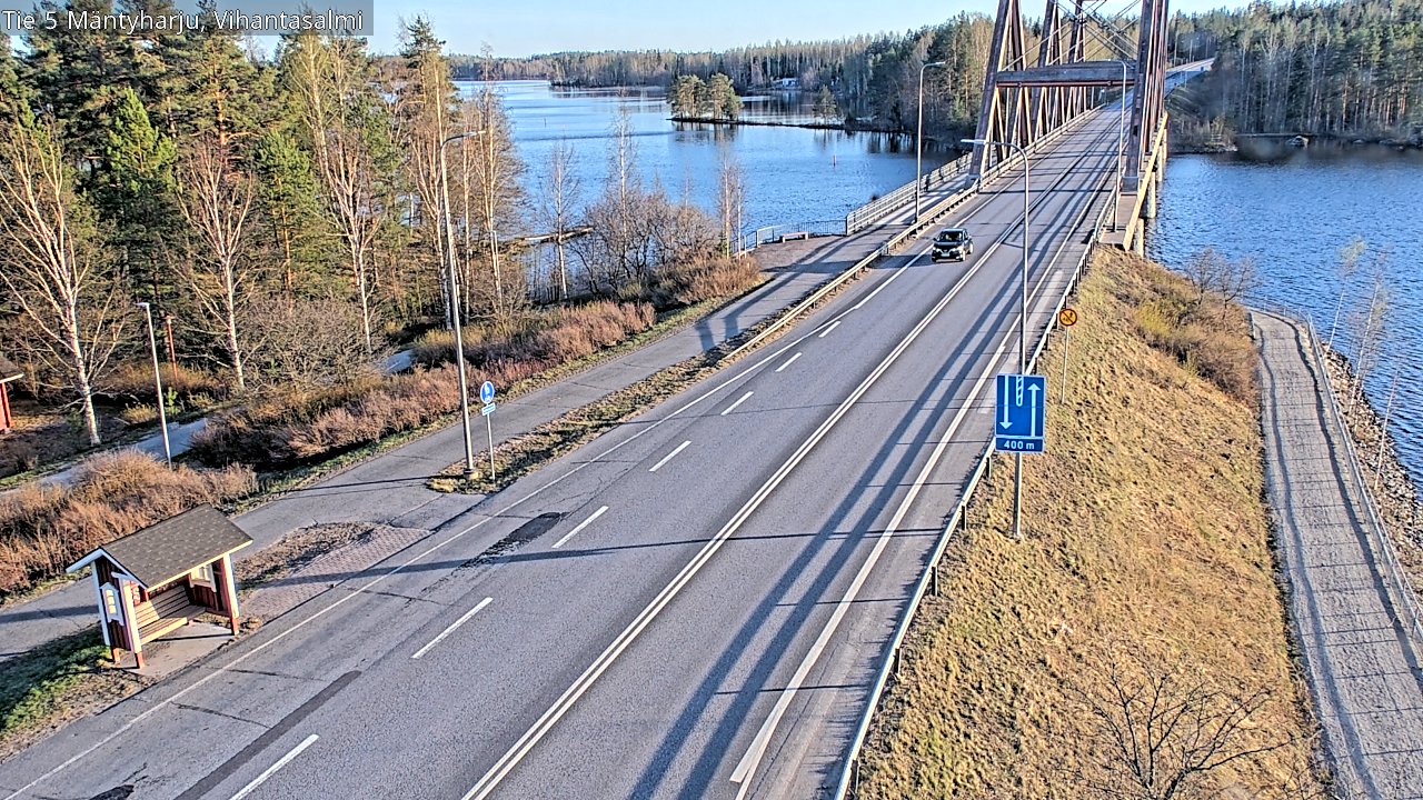 Weather Camera Image Road 5 Mäntyharju, Vihantasalm, Mäntyharju, Etelä-Savo