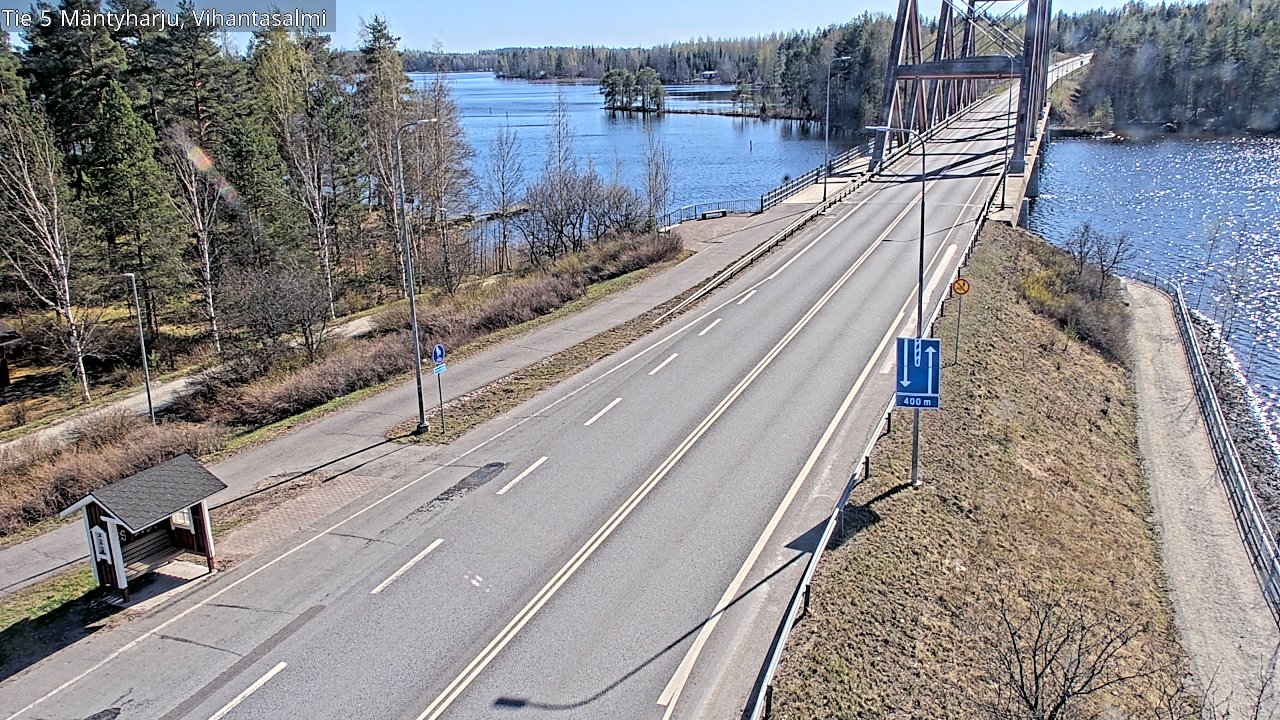 Weather Camera Image Road 5 Mäntyharju, Vihantasalm, Mäntyharju, Etelä-Savo