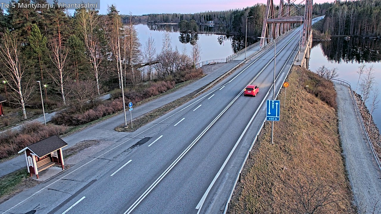 Weather Camera Image Road 5 Mäntyharju, Vihantasalm, Mäntyharju, Etelä-Savo