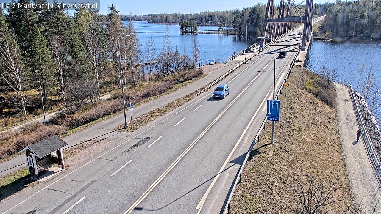 Weather Camera Image Road 5 Mäntyharju, Vihantasalm, Mäntyharju, Etelä-Savo